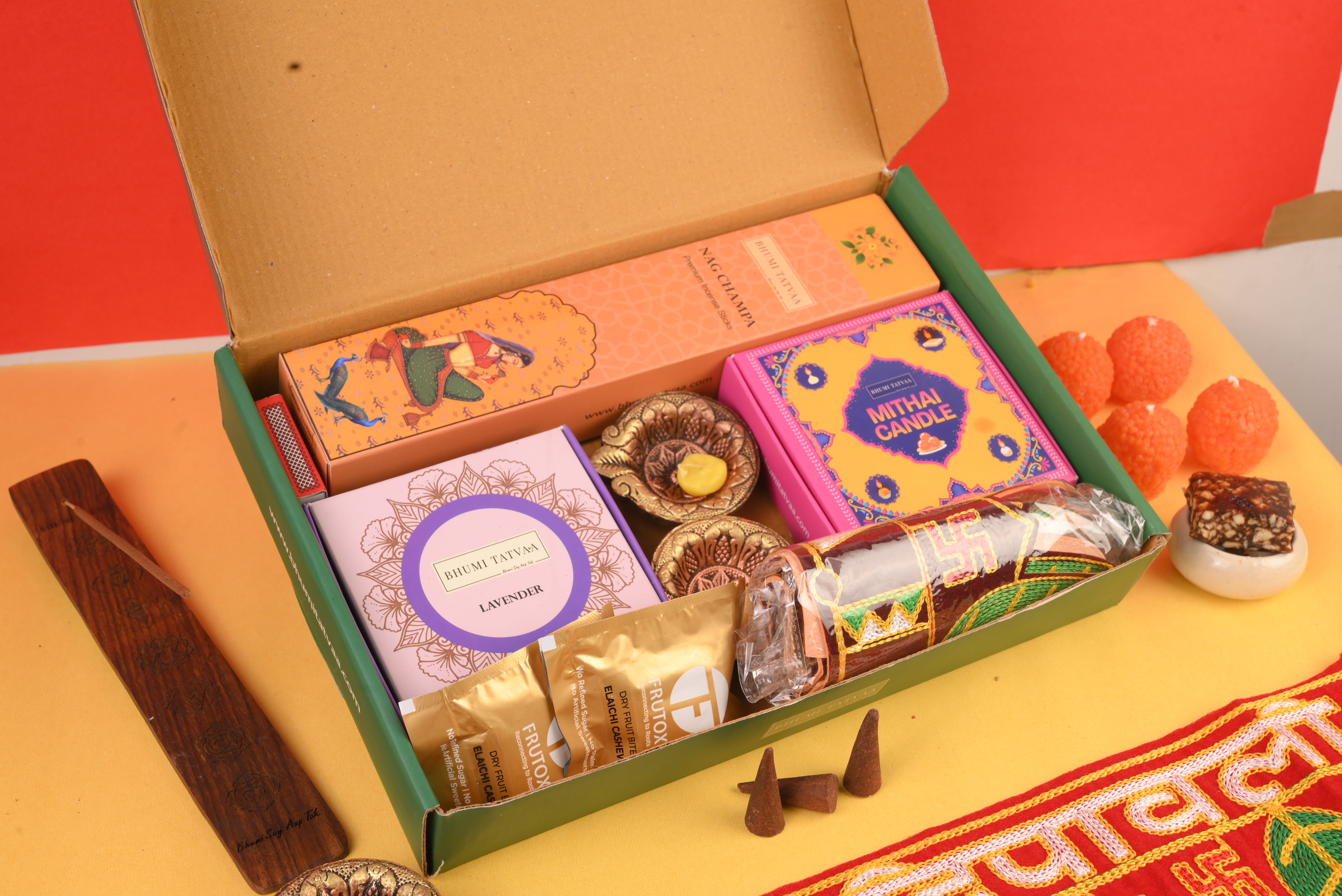 Virasat Box – Compact Pooja & Festive Gift Set - VI | Bhumi Tatvaa